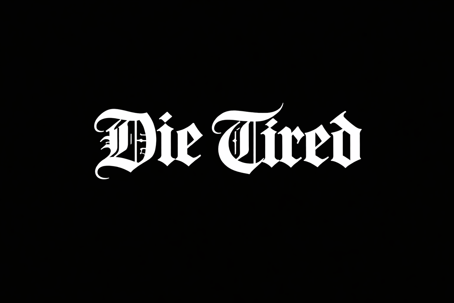 Die Tired Sticker