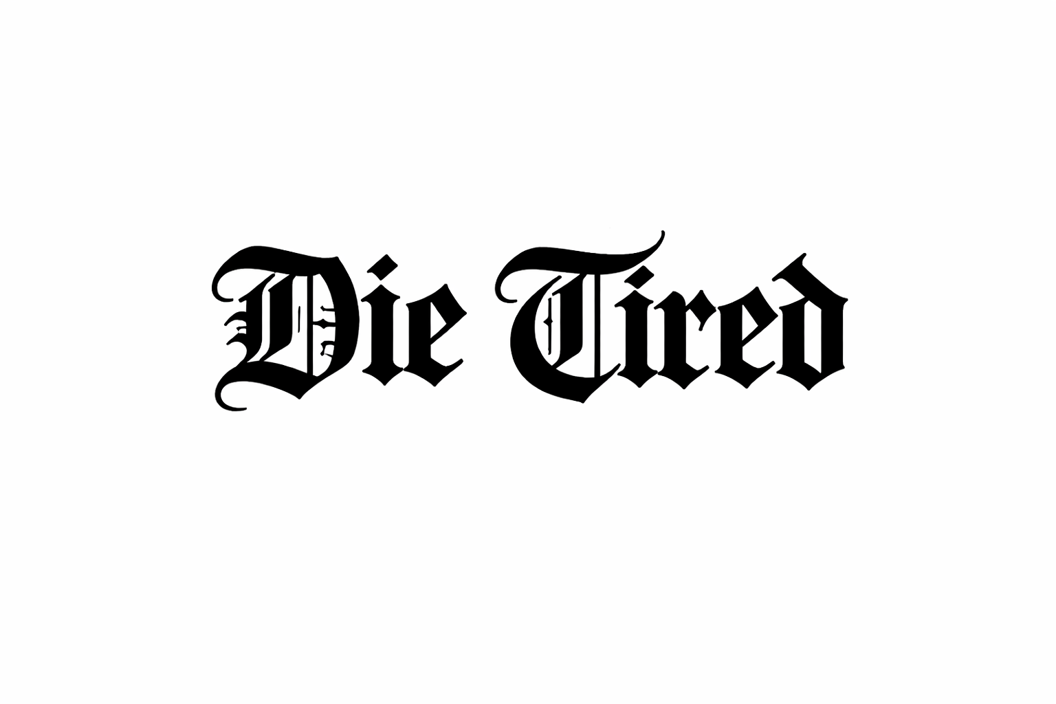 Die Tired Sticker